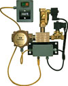 The water management system is designed for water-add and chute washout in concrete truck applications
